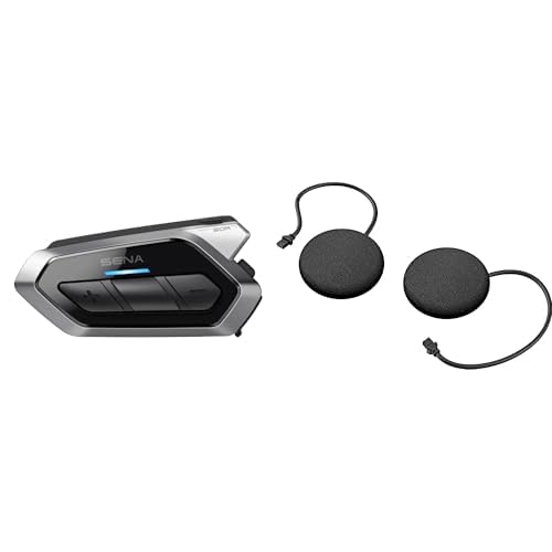 Dual Motorcycle Bluetooth Headset – Mesh Intercom & Speakers