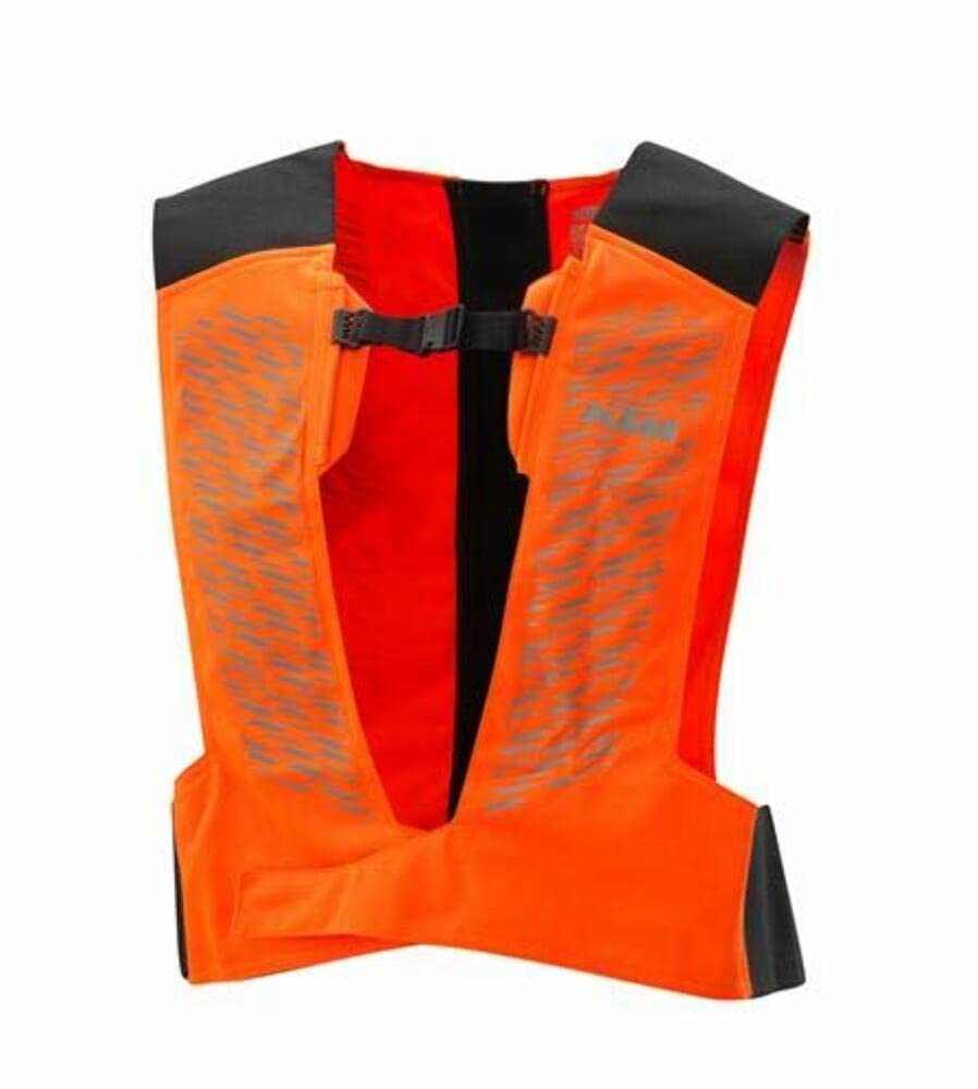 KTM PowerWear Reflective Riding Vest - Orange, Small/Medium