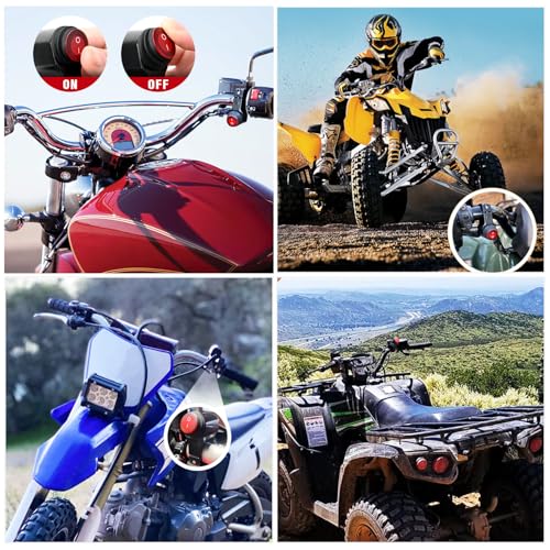 Waterproof Motorcycle Dual USB Charger – Voltmeter & On/Off Switch