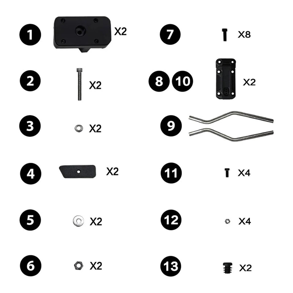 Waterproof Motorcycle Saddlebags – 15–20L Side Luggage Set