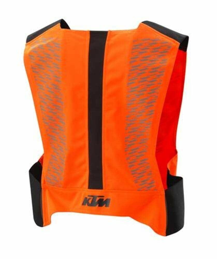 KTM PowerWear Reflective Riding Vest - Orange, Small/Medium