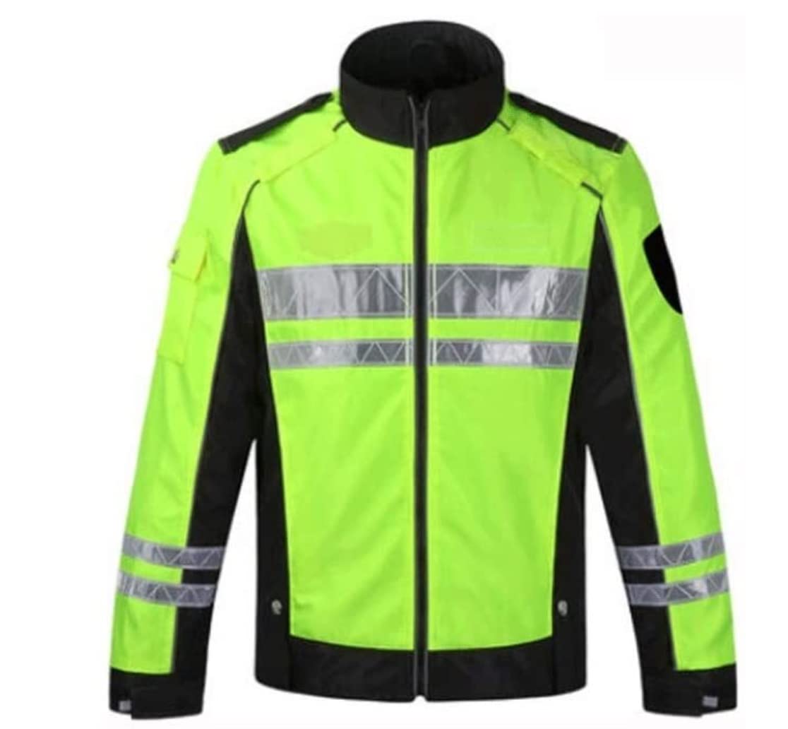 High-Visibility Reflective Cycling Vest – Waterproof Safety Jacket