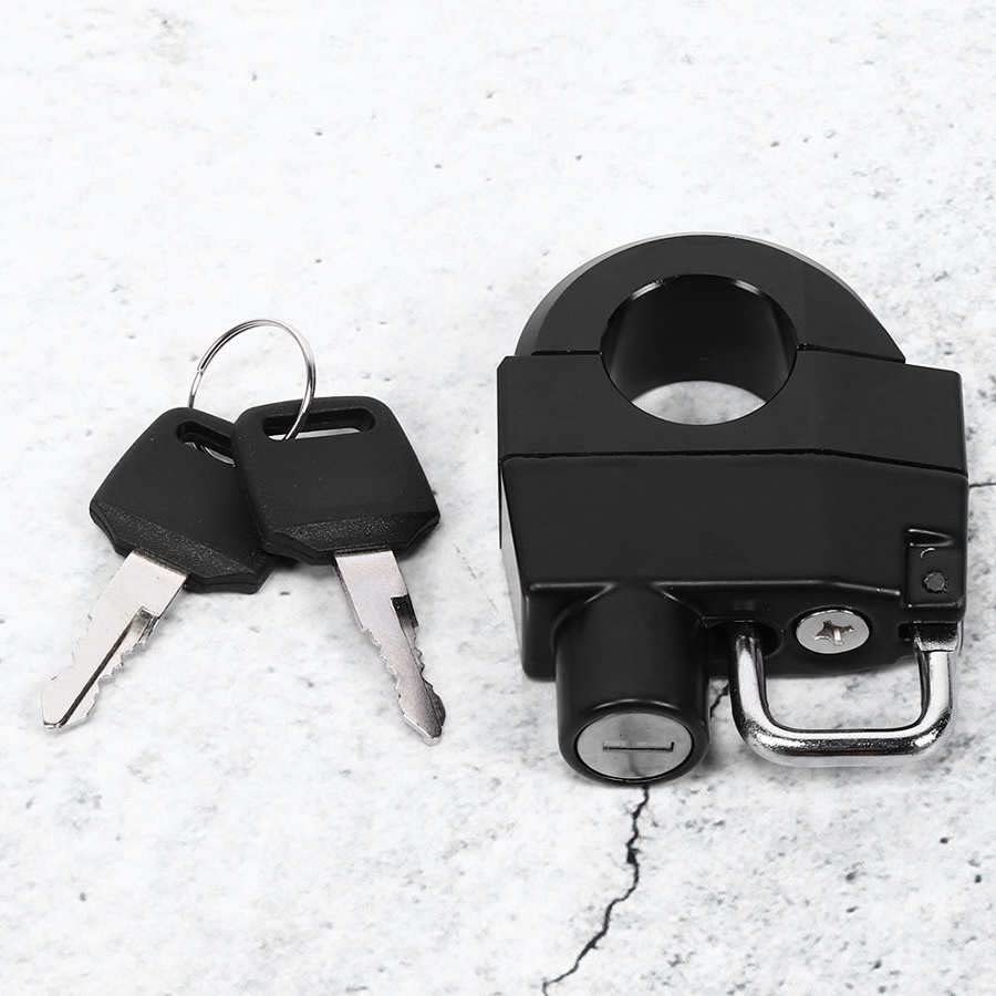Universal Motorcycle Helmet Lock – 25mm Handlebar Anti-Theft Lock