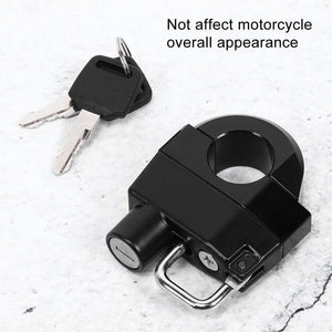 Universal Motorcycle Helmet Lock – 25mm Handlebar Anti-Theft Lock