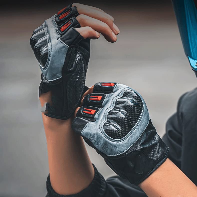 Men’s Half-Finger Cycling Gloves – Breathable Summer Design