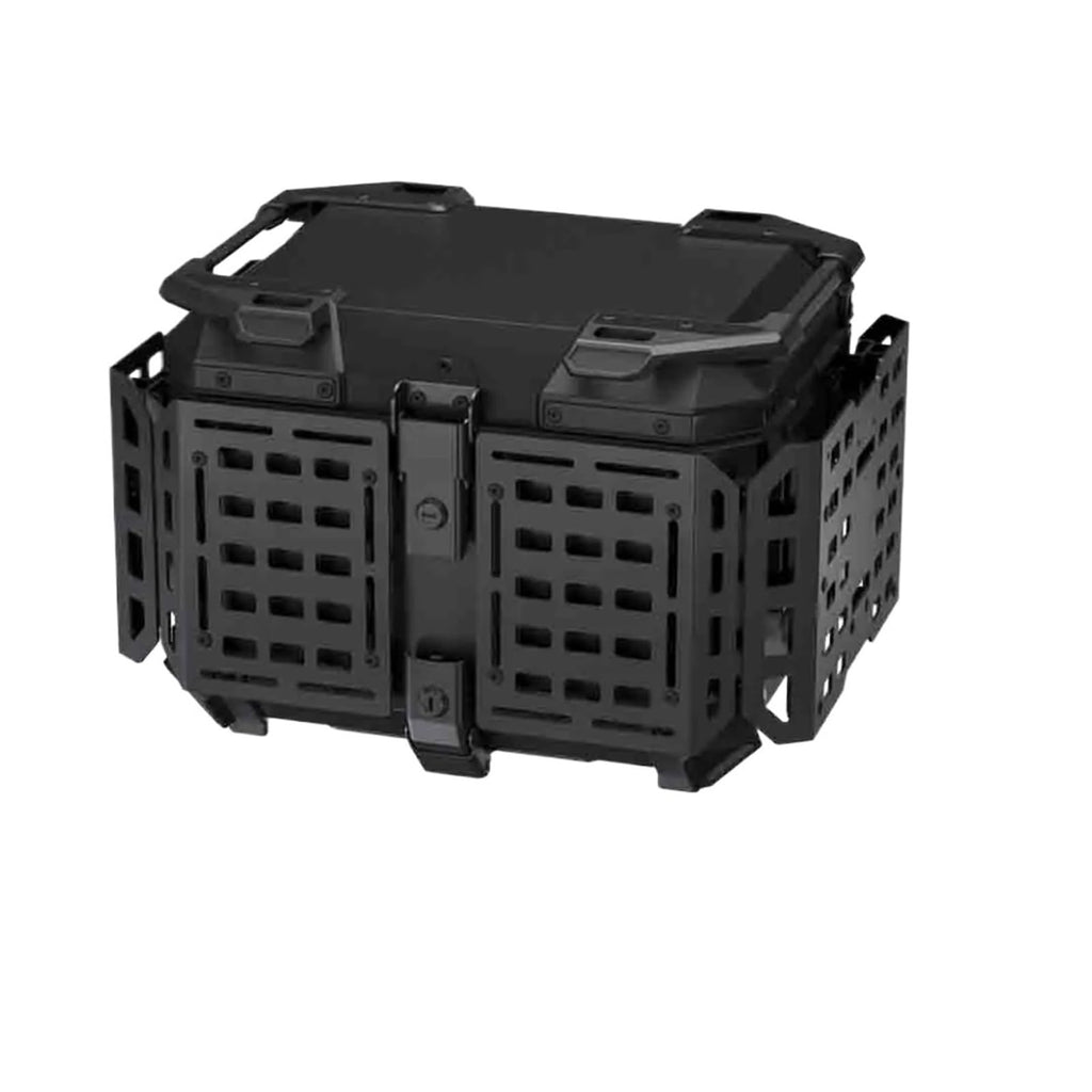 Aluminum Motorcycle Rear Top Box – Helmet & Luggage Storage