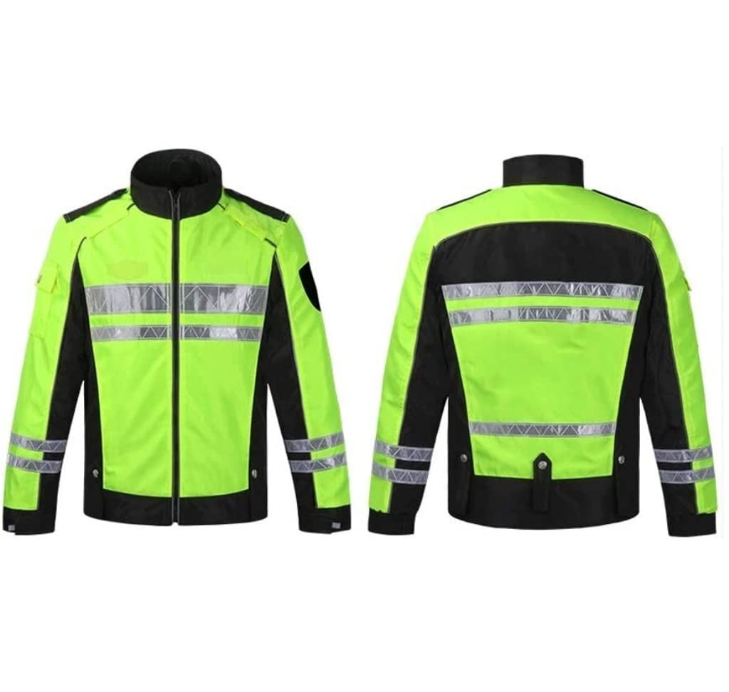High-Visibility Reflective Cycling Vest – Waterproof Safety Jacket