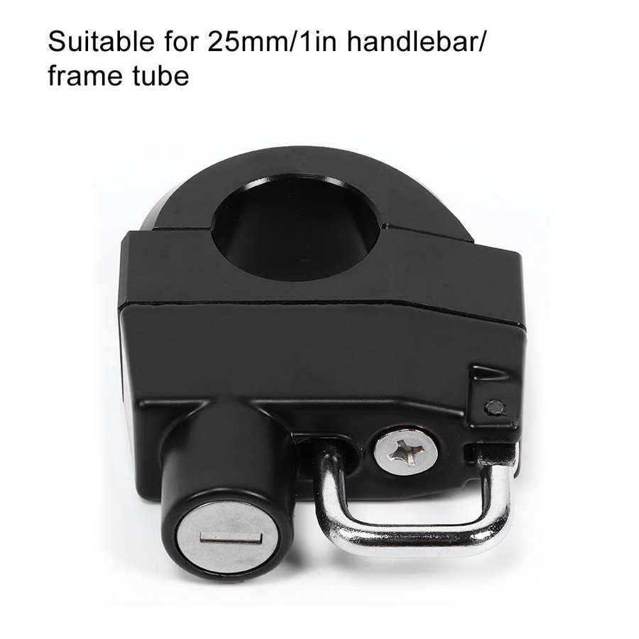 Universal Motorcycle Helmet Lock – 25mm Handlebar Anti-Theft Lock