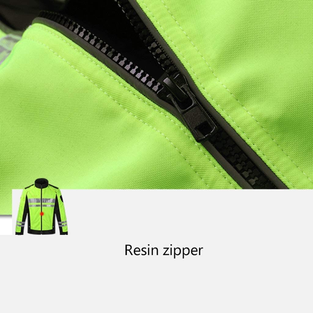 High-Visibility Reflective Cycling Vest – Waterproof Safety Jacket