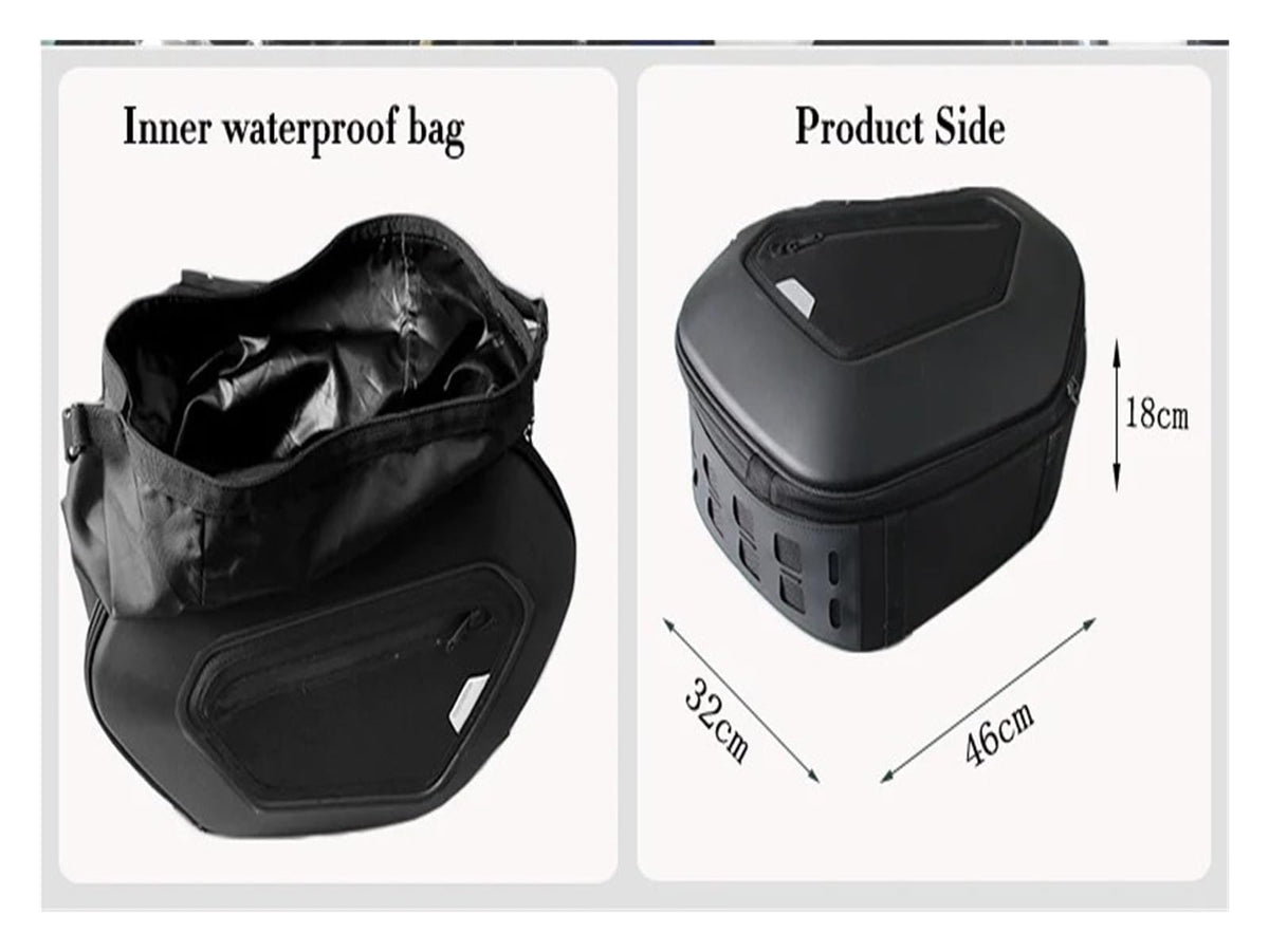 Waterproof Motorcycle Saddlebags – 15–20L Side Luggage Set