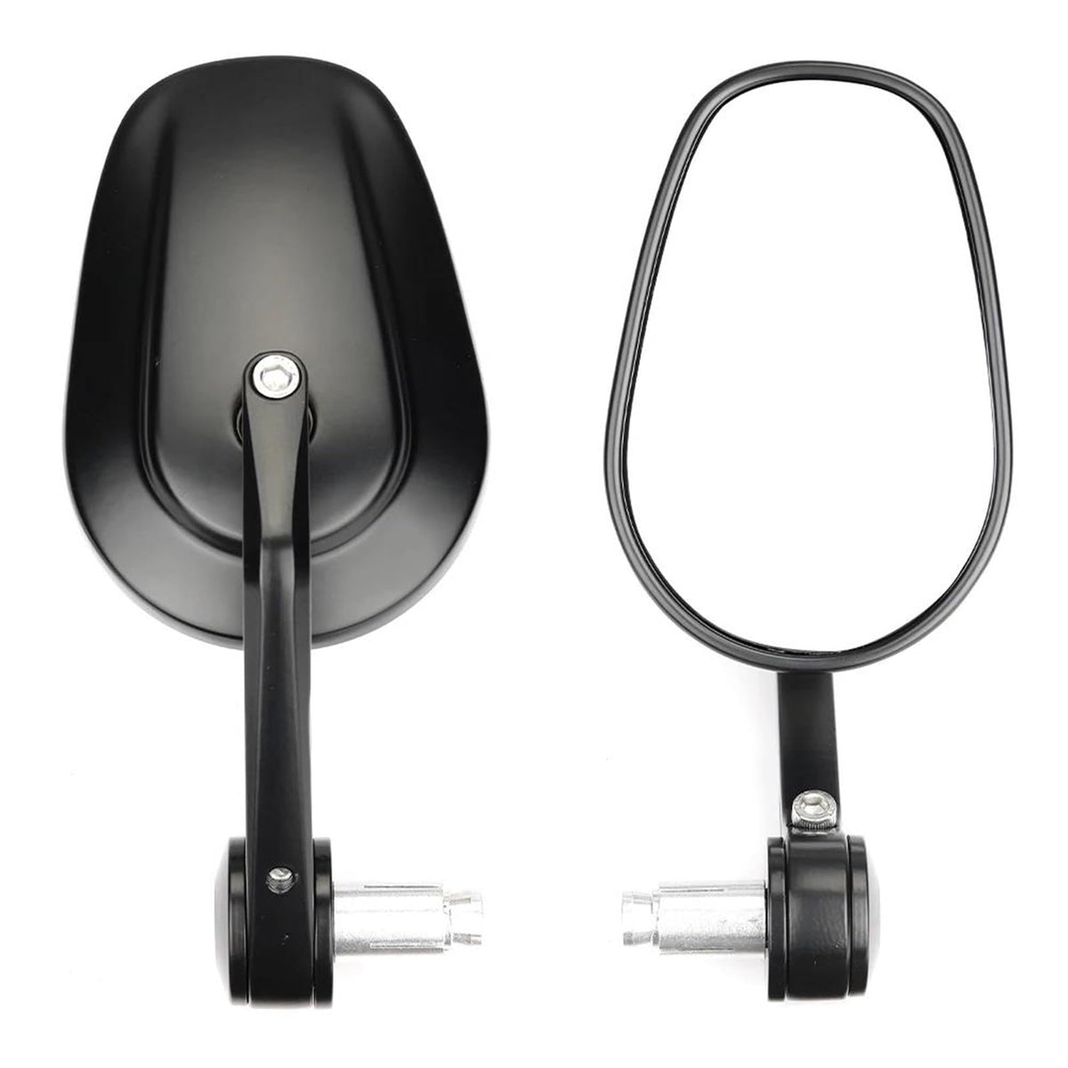 Motorcycle Bar End Mirrors – 22mm Handlebar Rearview Mirrors
