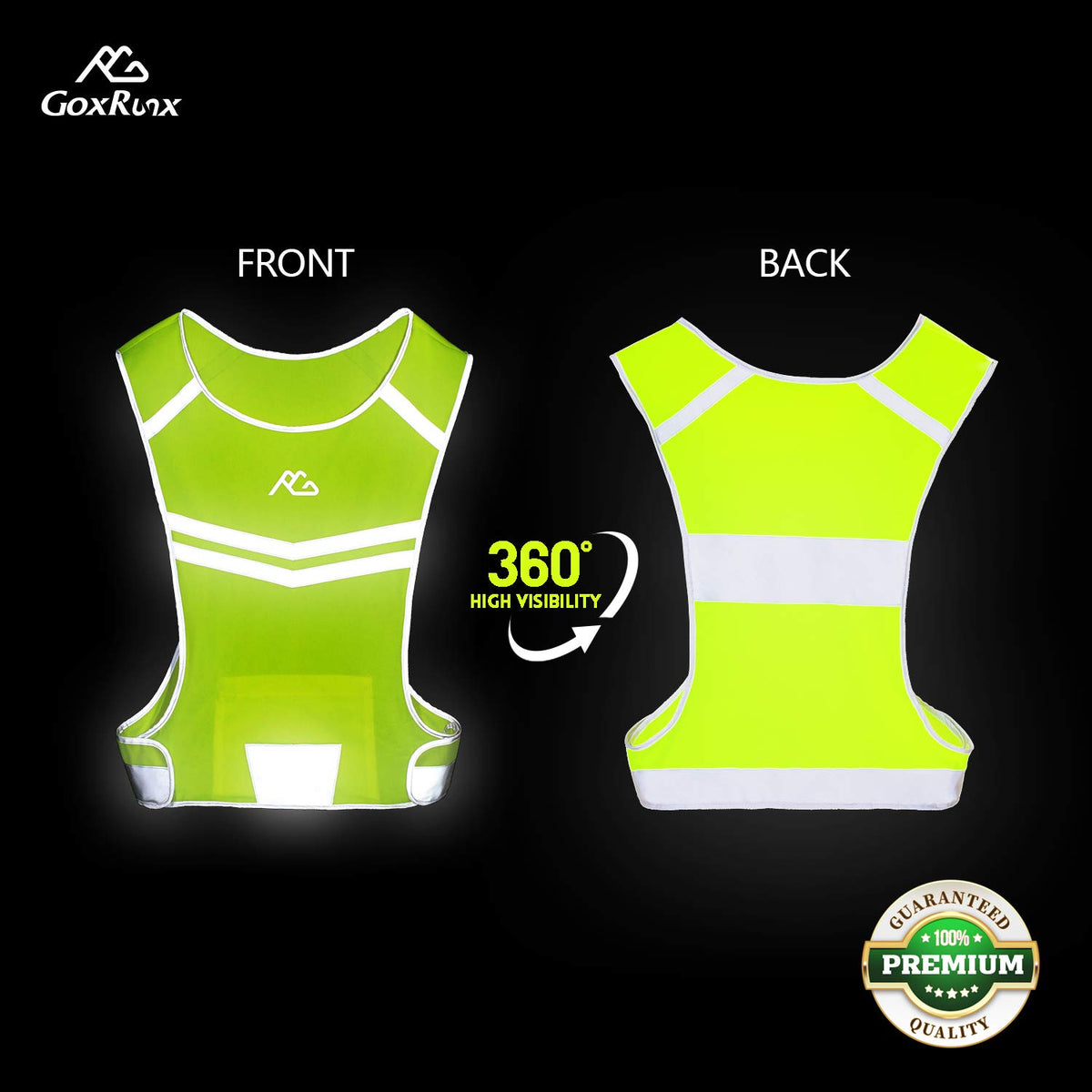 High-Visibility Reflective Cycling Vest – Night Safety Gear