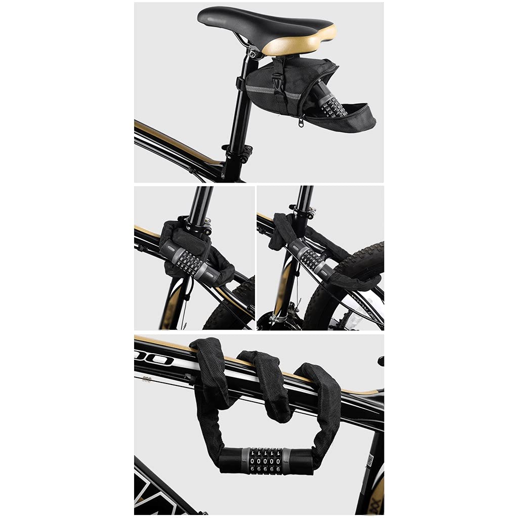 1.45m Steel Combination Chain Lock – Bike & Motorcycle Anti-Theft Lock