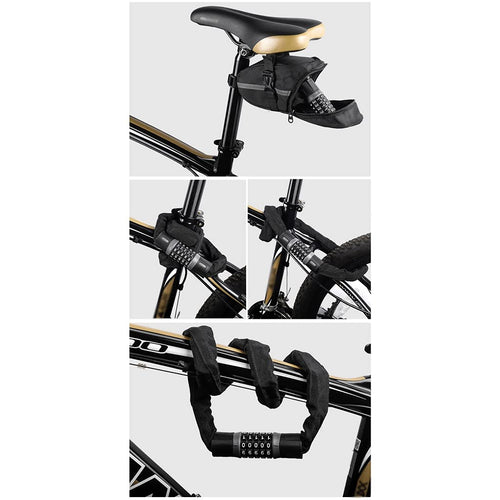 1.45m Steel Combination Chain Lock – Bike & Motorcycle Anti-Theft Lock