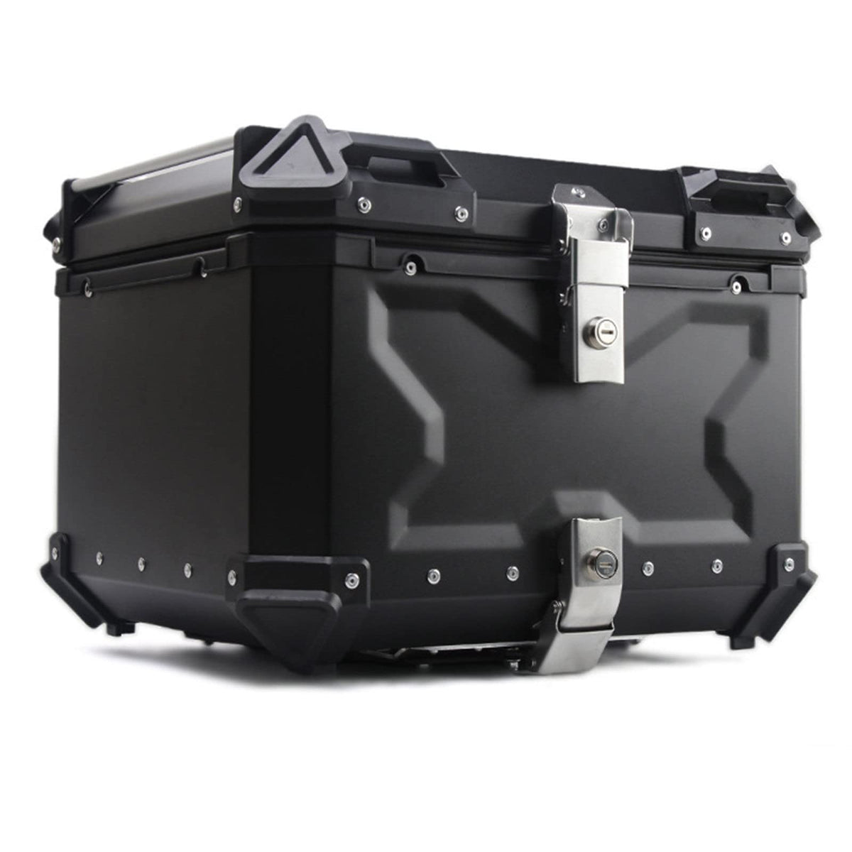 Waterproof Motorcycle Top Box – 65L Rear Storage Case with Lock