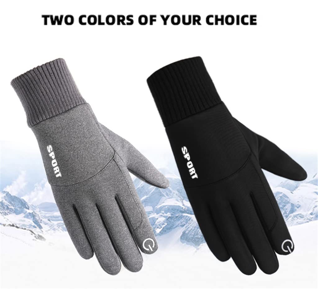 Men’s Winter Cycling Gloves – Windproof Touchscreen