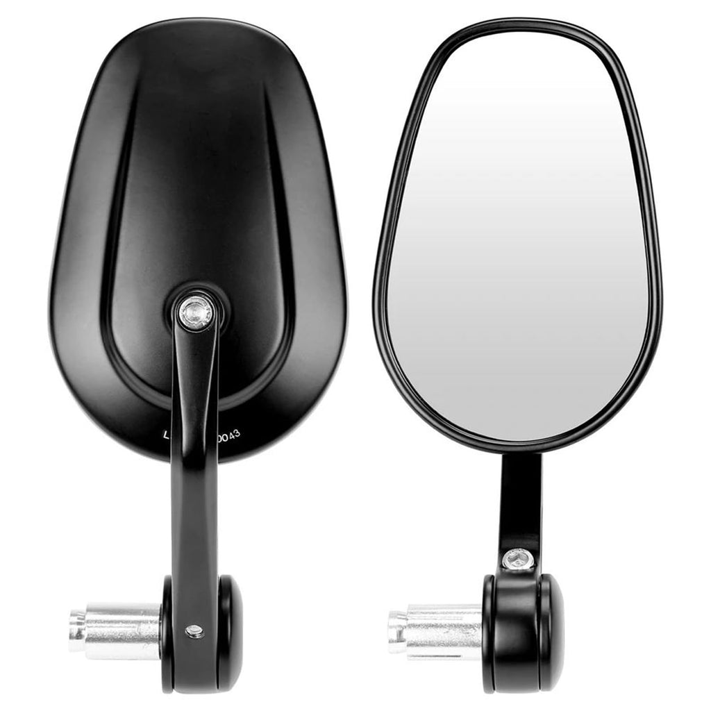 Motorcycle Bar End Mirrors – 22mm Handlebar Rearview Mirrors