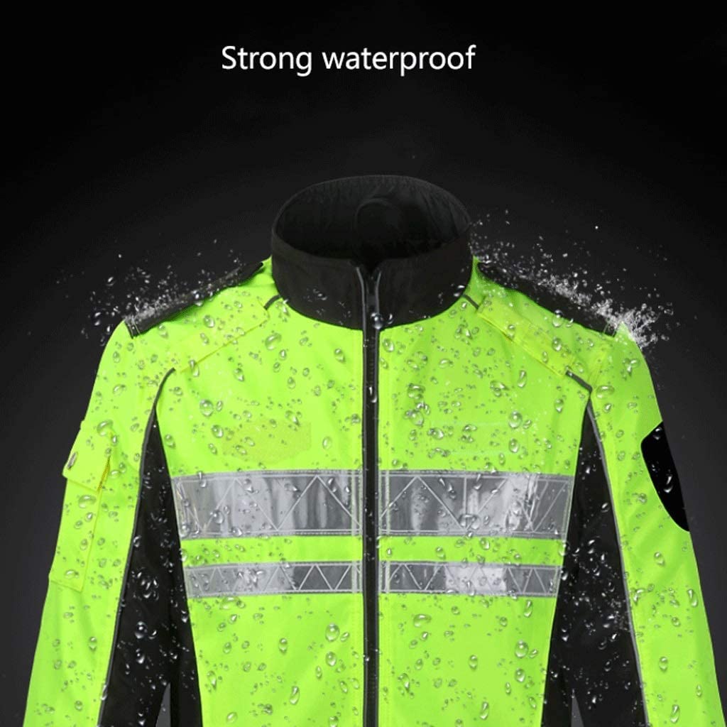 High-Visibility Reflective Cycling Vest – Waterproof Safety Jacket