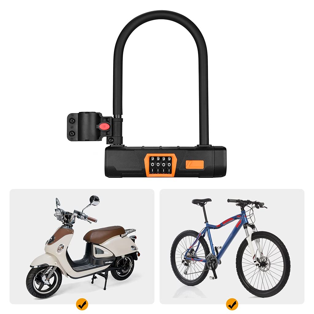 Alloy Steel Combination Bike Lock – Anti-Theft Chain Lock