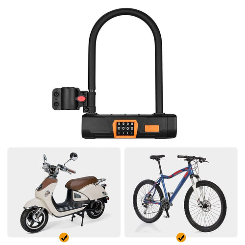 Alloy Steel Combination Bike Lock – Anti-Theft Chain Lock