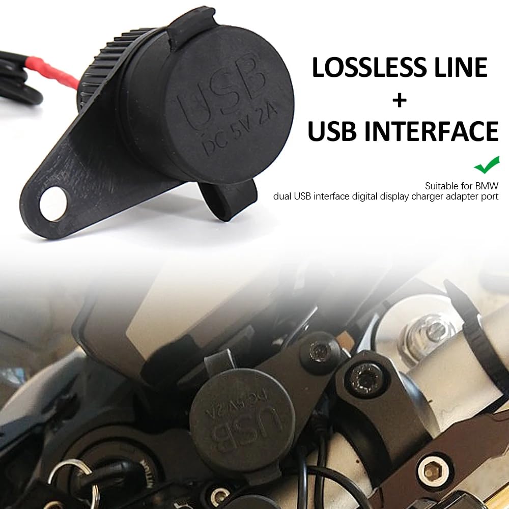 Dual USB Motorcycle Charger – F700GS, F750GS, F800GS & R1200GS