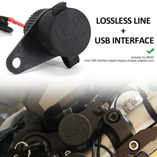 Dual USB Motorcycle Charger – F700GS, F750GS, F800GS & R1200GS