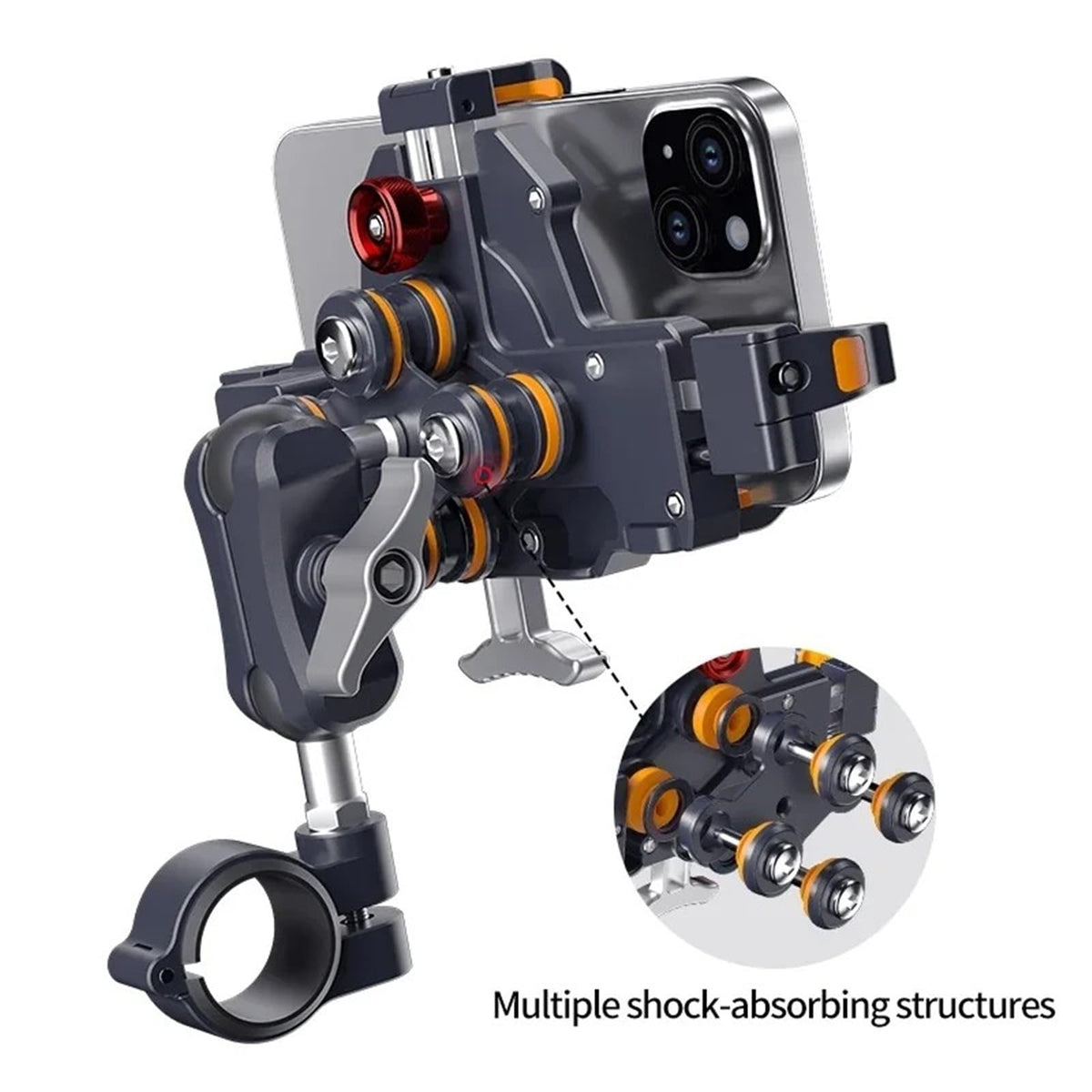 Universal Motorcycle Phone Holder – Handlebar Mount