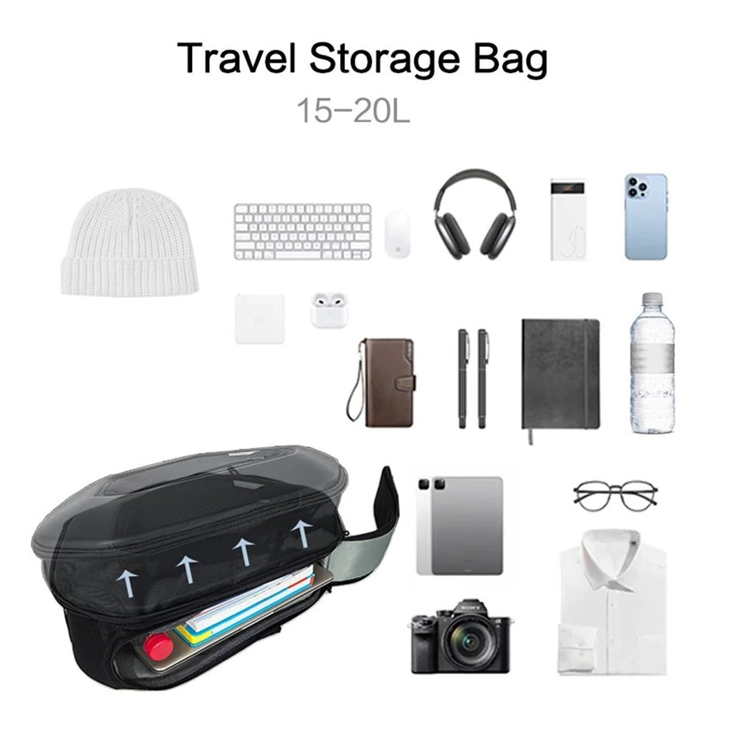 Waterproof Motorcycle Saddlebags – 15–20L Side Luggage Set