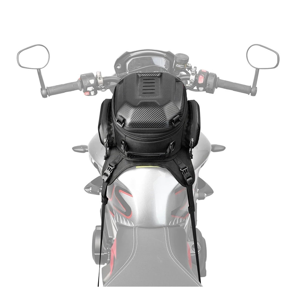 15–18L Motorcycle Tank Bag – EVA Hardshell Storage