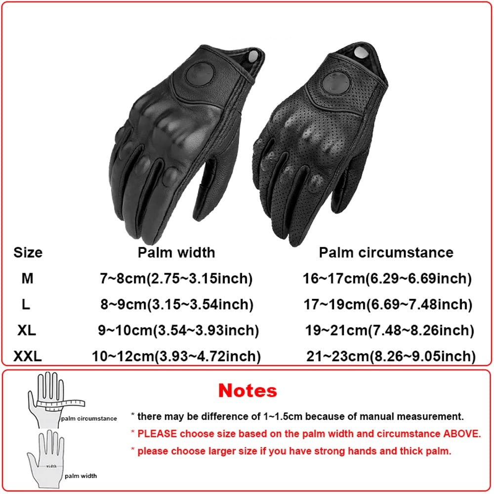 VIDI Winter Gloves Cycling Touch Handling Fist Joint Protection Leather