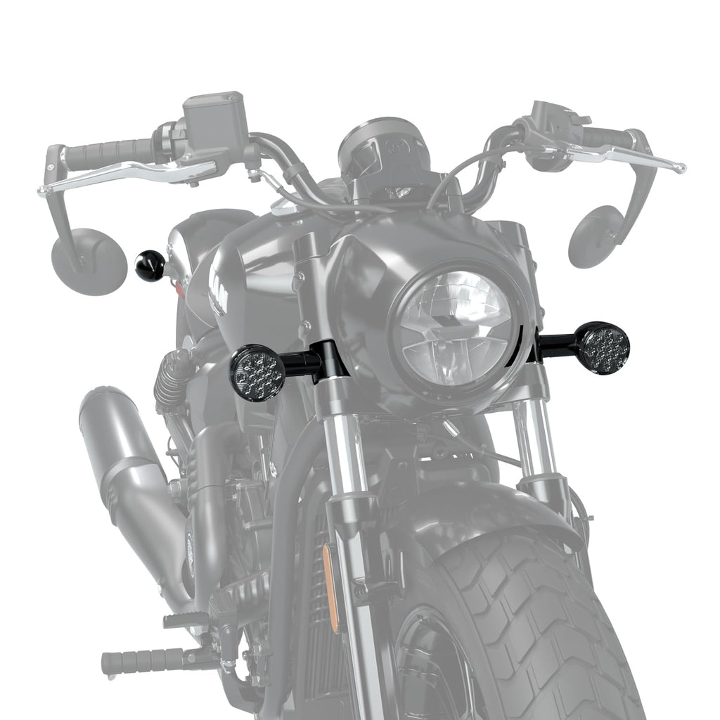 Indian Motorcycle Scout Smoked Turn Signals - 2890297-266