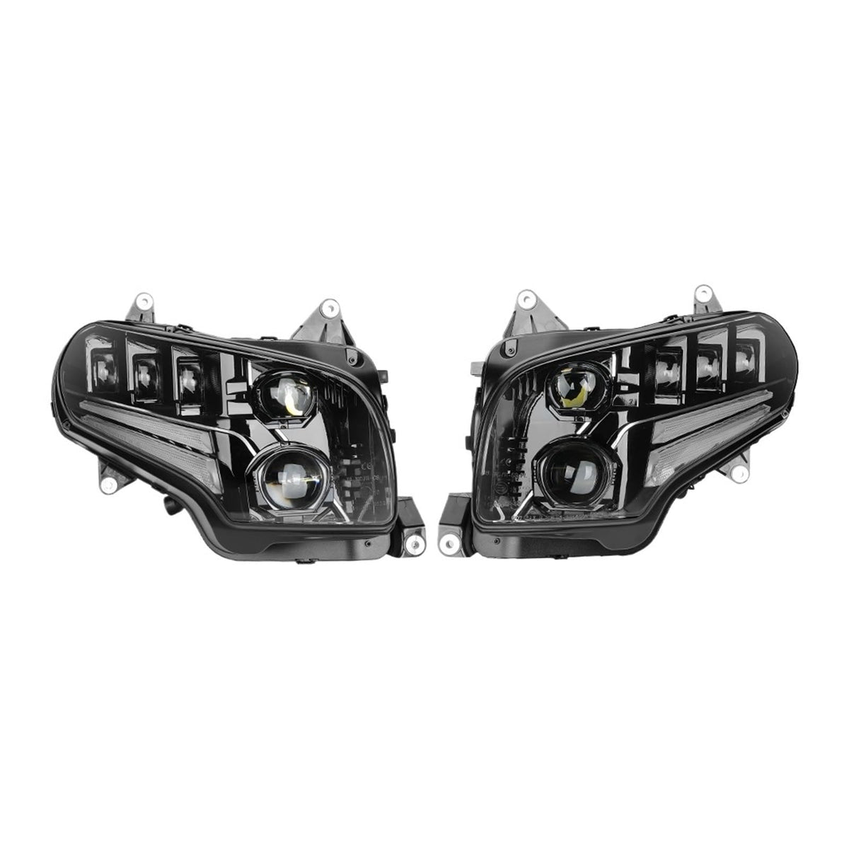 Motorcycle LED Headlight Assembly – DRL High & Low Beam