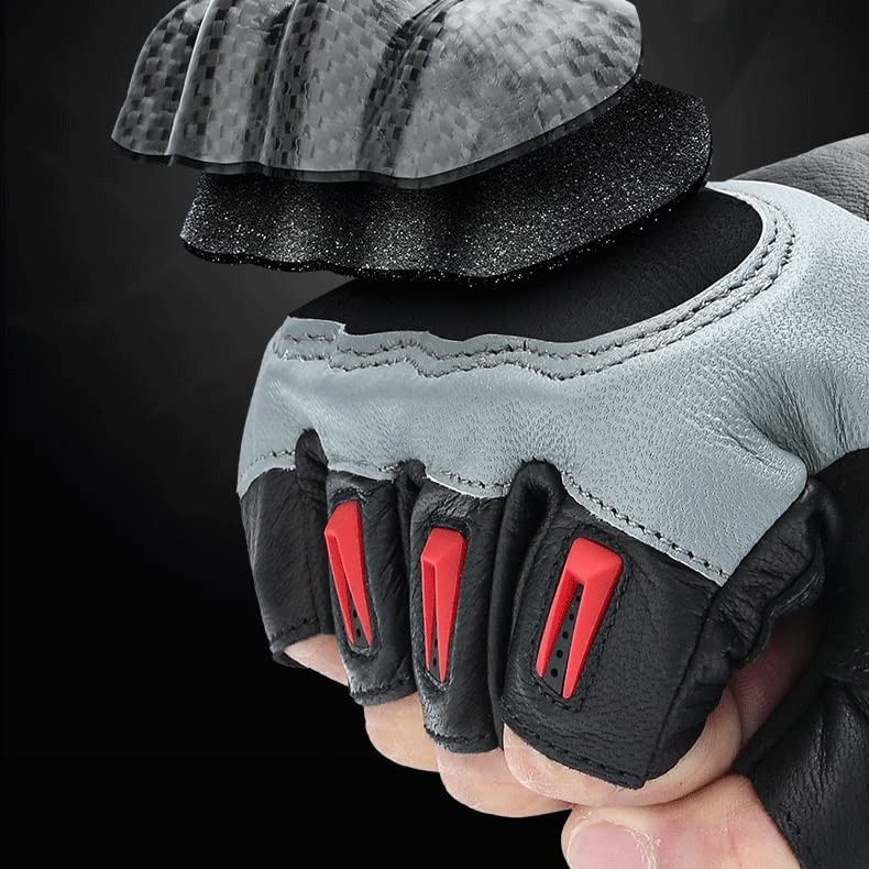 Men’s Half-Finger Cycling Gloves – Breathable Summer Design