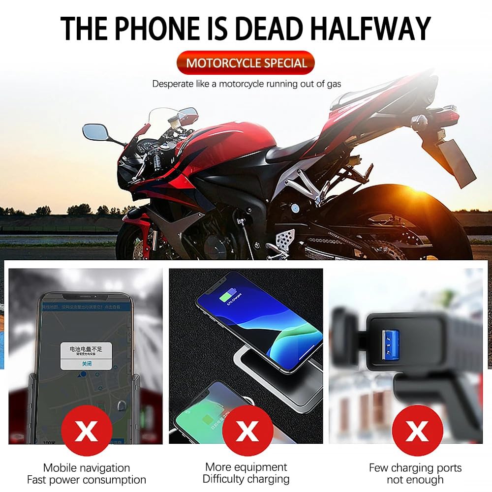 Dual USB Motorcycle Charger – F700GS, F750GS, F800GS & R1200GS
