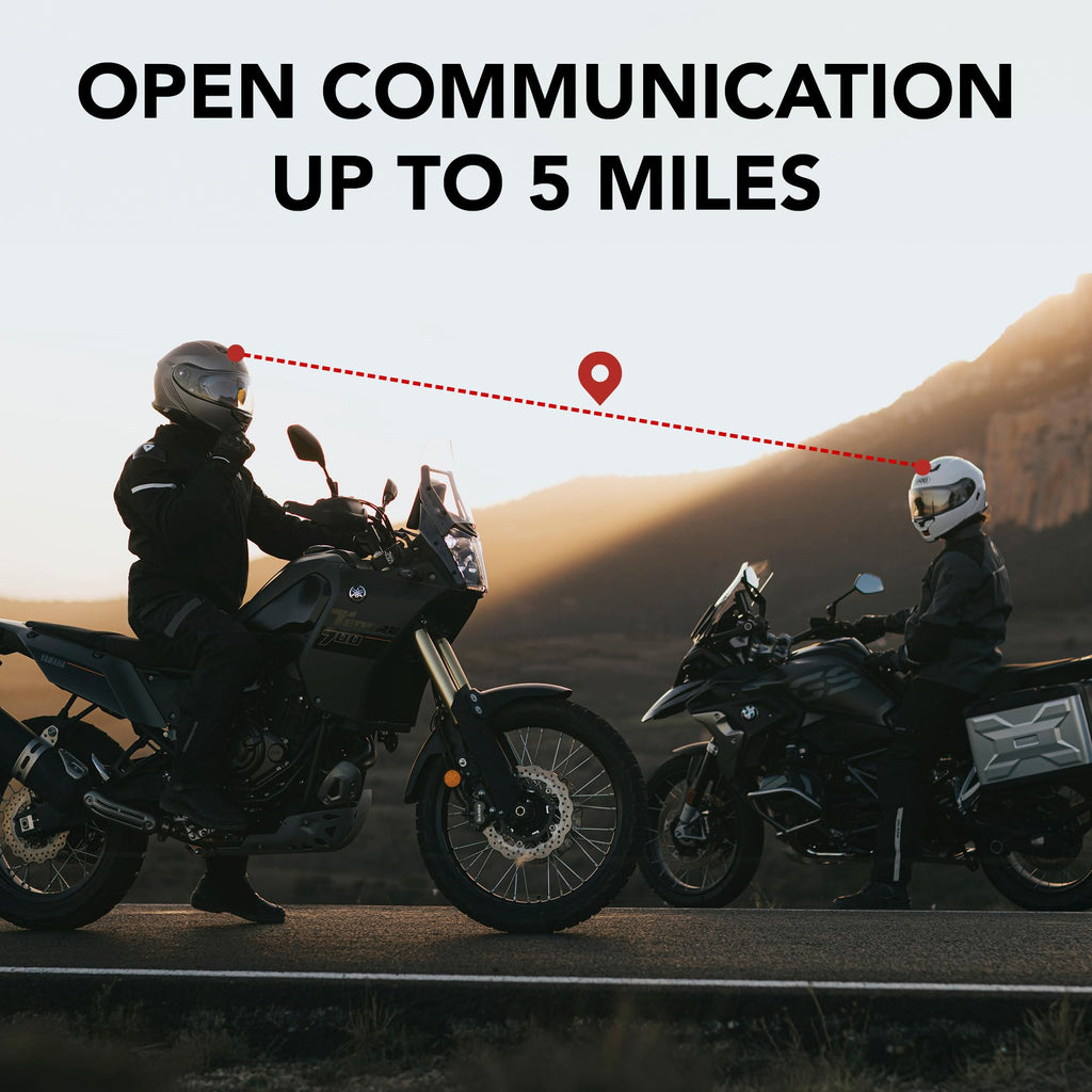 Motorcycle Mesh Intercom Headset – Helmet Communication System