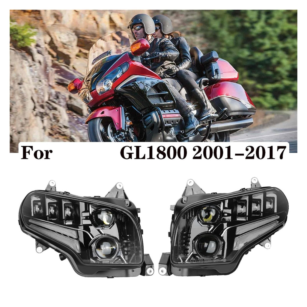 Motorcycle LED Headlight Assembly – DRL High & Low Beam