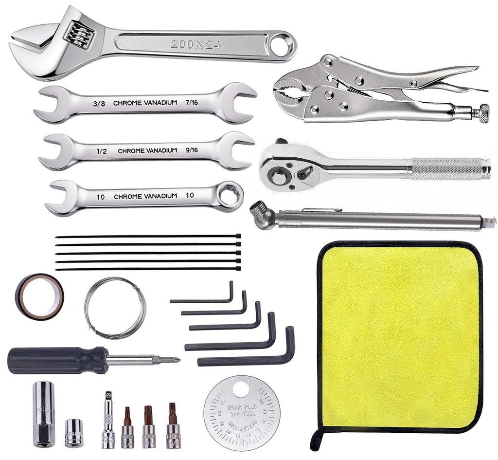 Compact Motorcycle Repair Tool Kit