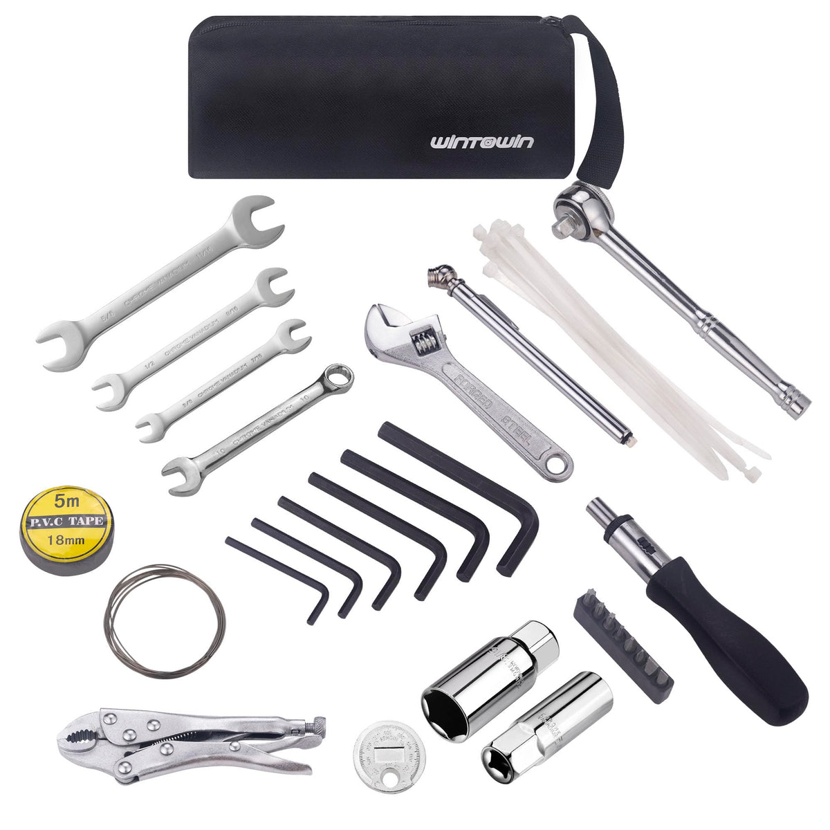 Compact Motorcycle Repair Tool Kit