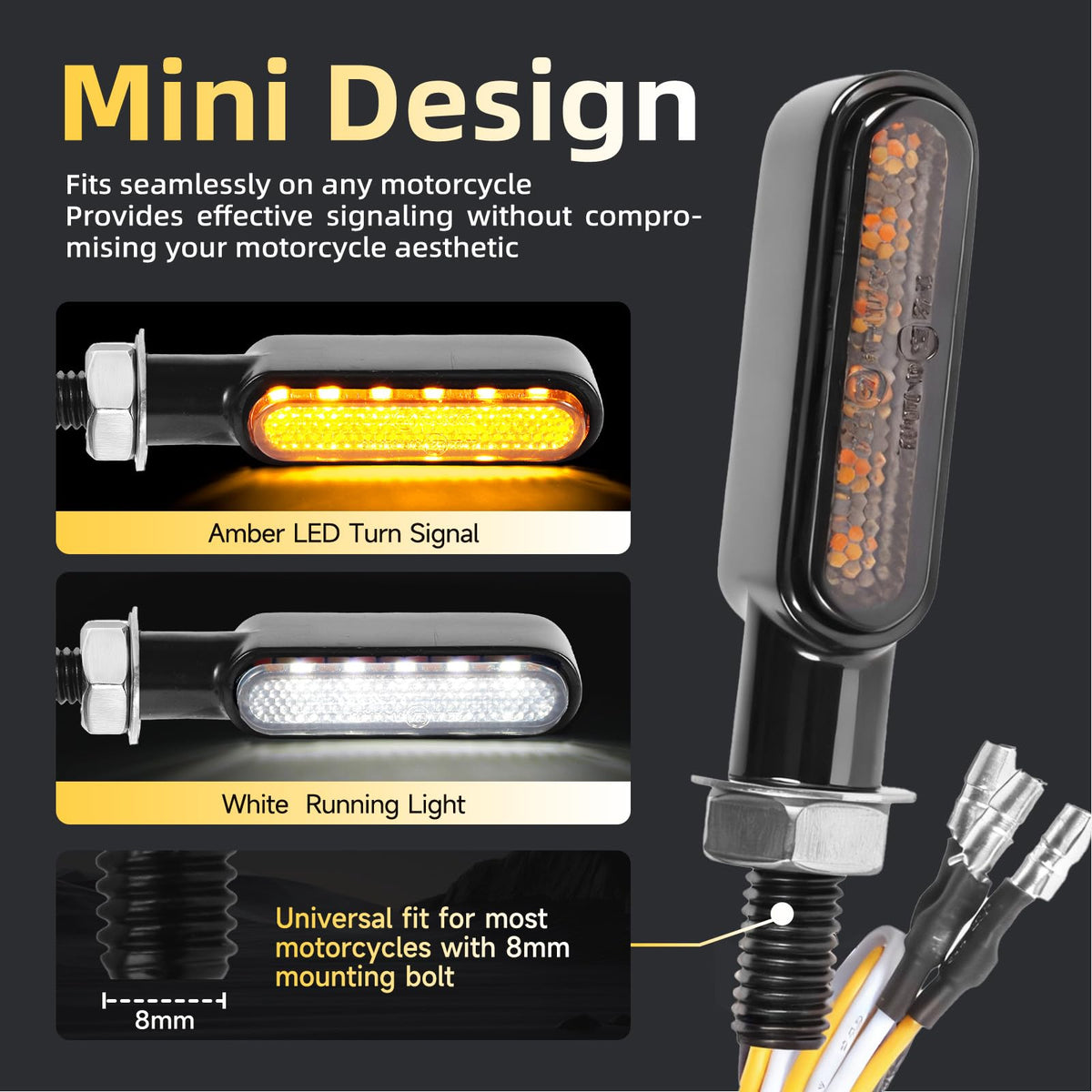 GAMAZING Motorcycle Turn Signals