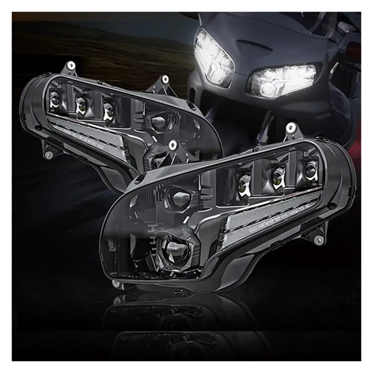 LED Motorcycle Headlight – GL1800 2001–2017