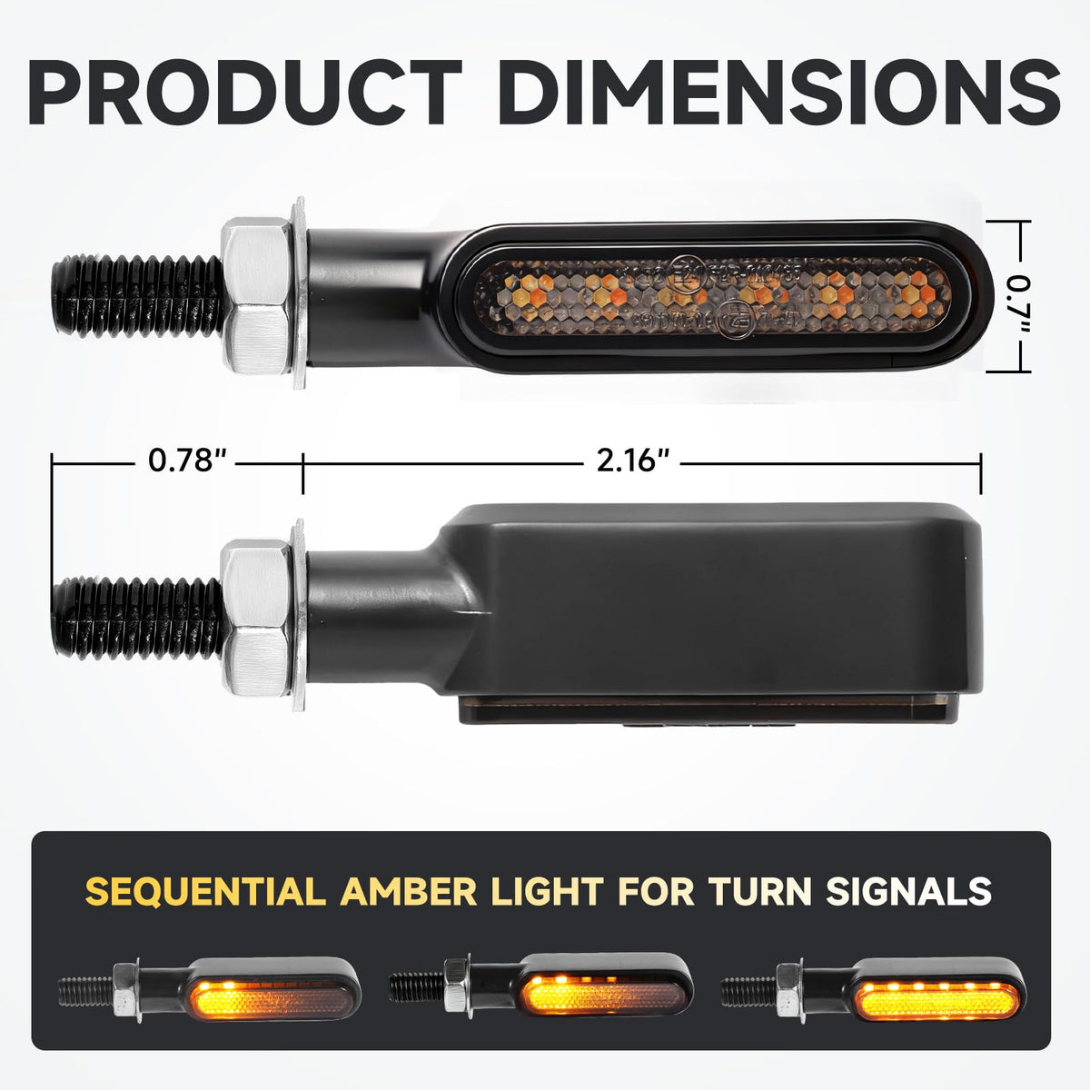 GAMAZING Motorcycle Turn Signals