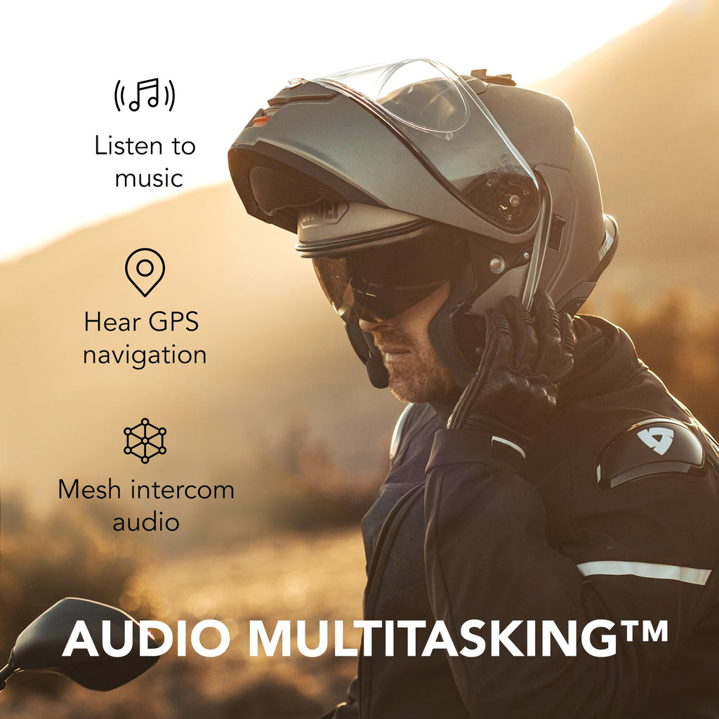Motorcycle Mesh Intercom Headset – Helmet Communication System