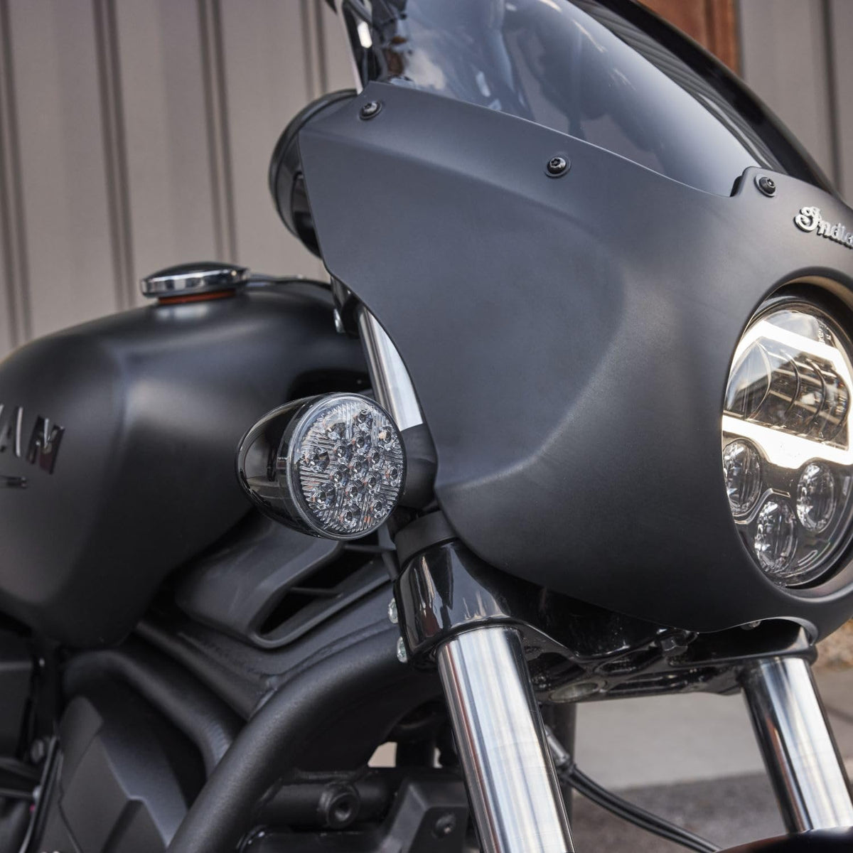 Indian Motorcycle Scout Smoked Turn Signals - 2890297-266