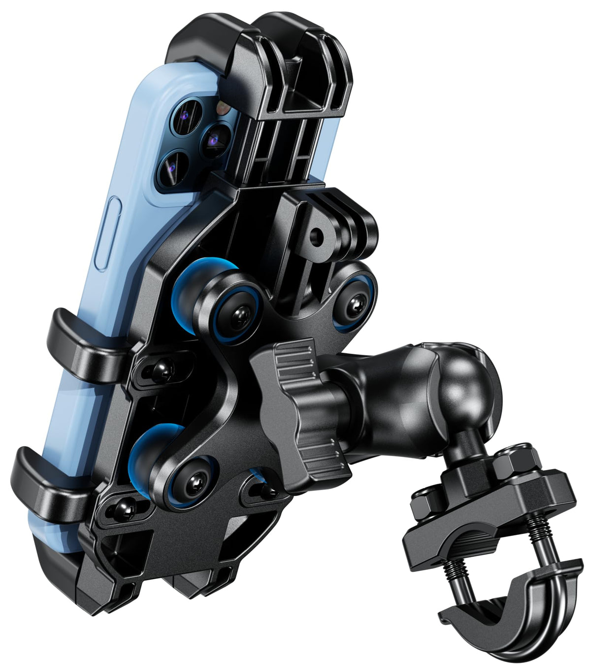 BRCOVAN Motorcycle Phone Mount Holder with Vibration Dampener
