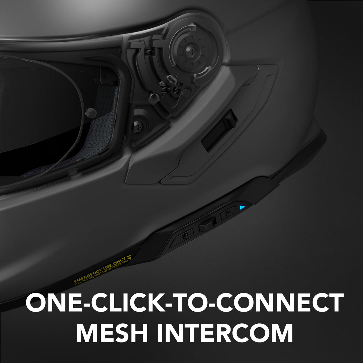 Motorcycle Mesh Intercom Headset – Helmet Communication System