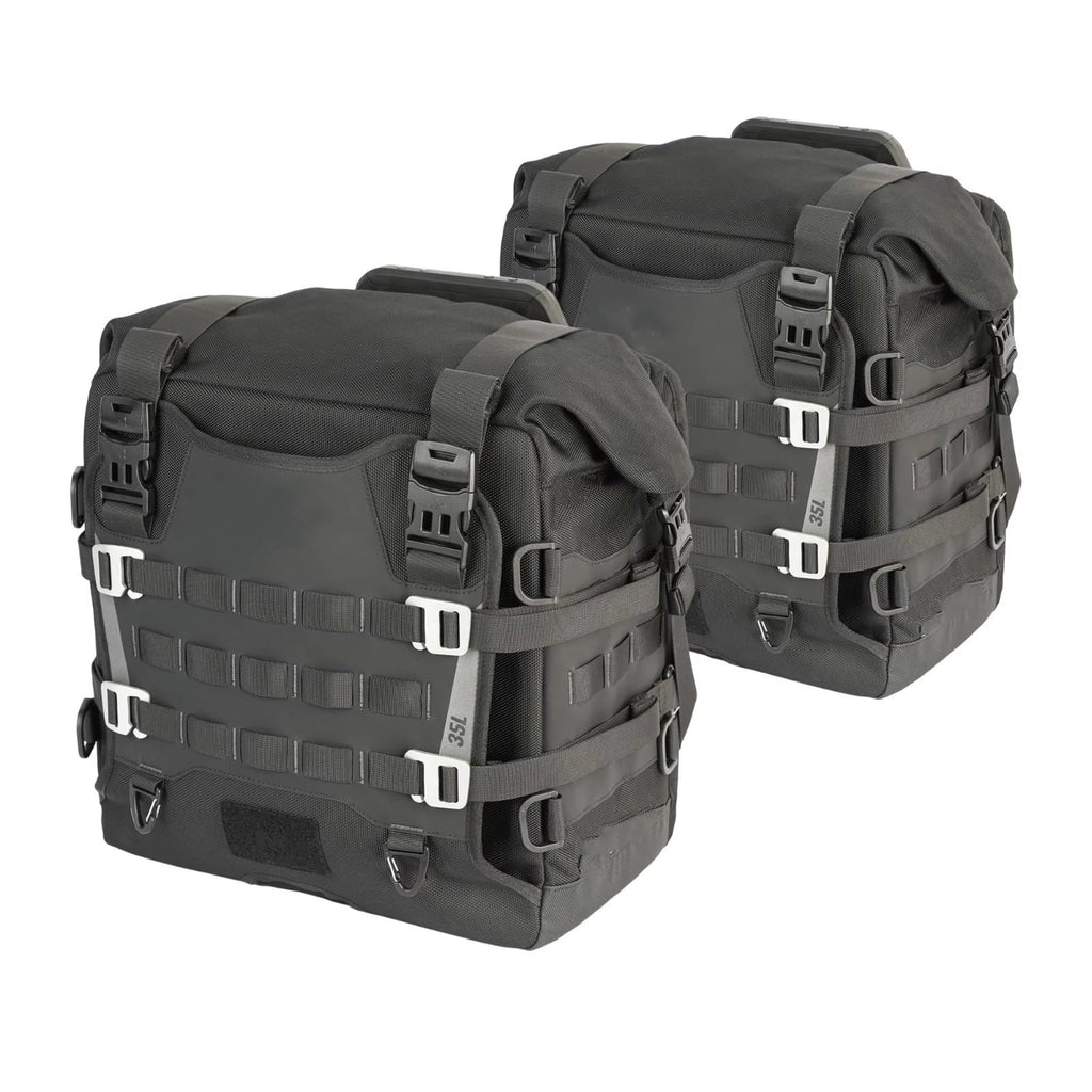 35L Waterproof Motorcycle Saddlebags – Universal 2-Piece Set