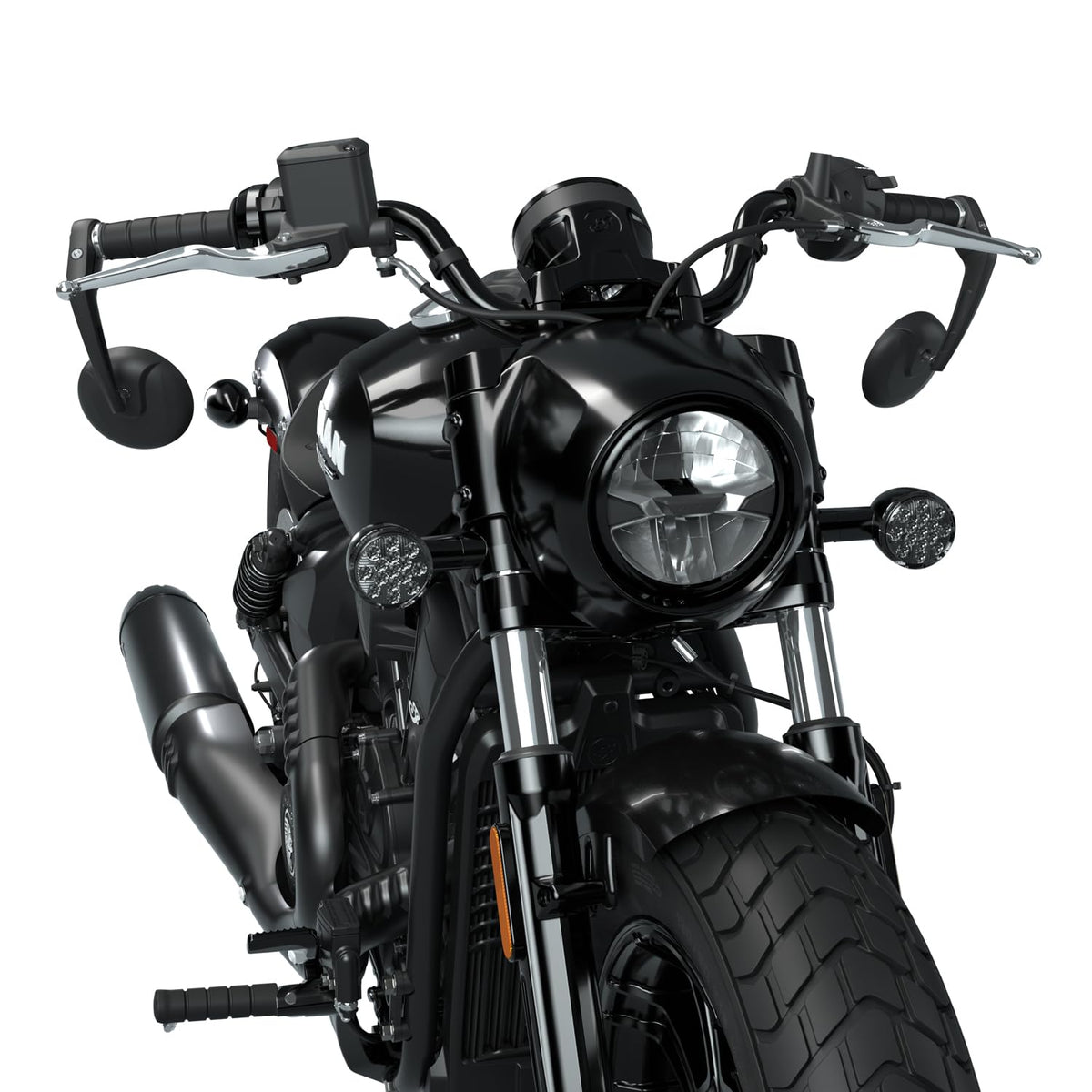 Indian Motorcycle Scout Smoked Turn Signals - 2890297-266