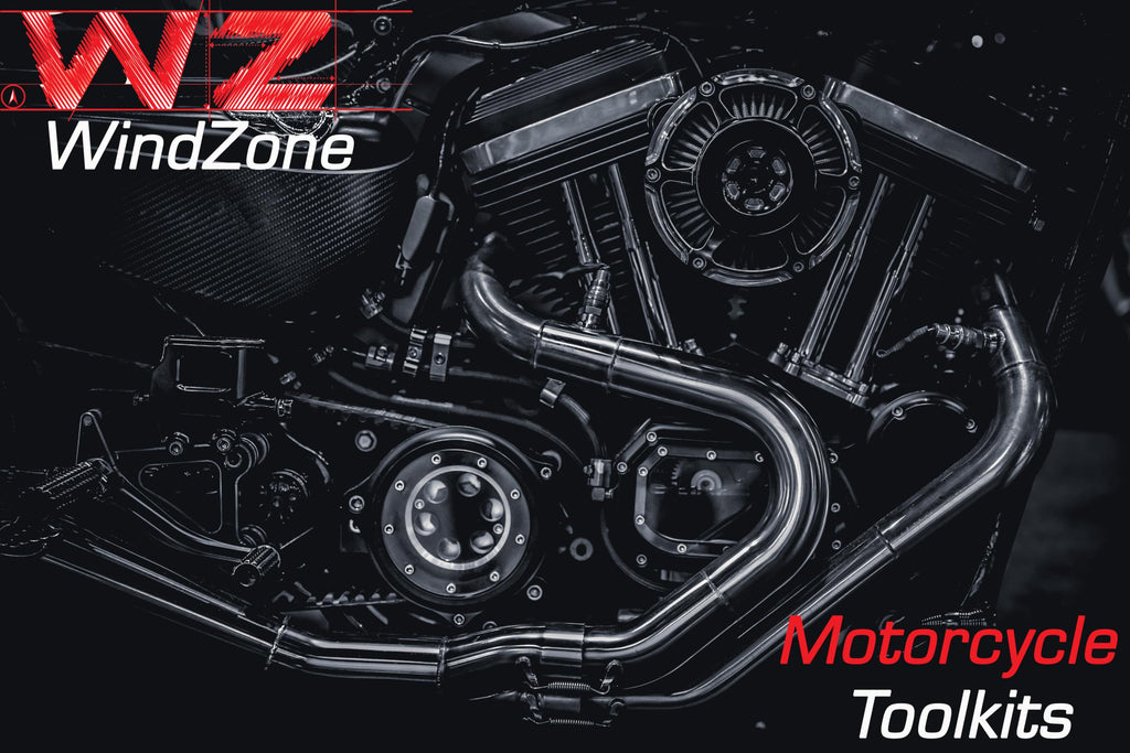 WindZone 36-Piece Motorcycle Tool Kit for American V-Twin Bikes