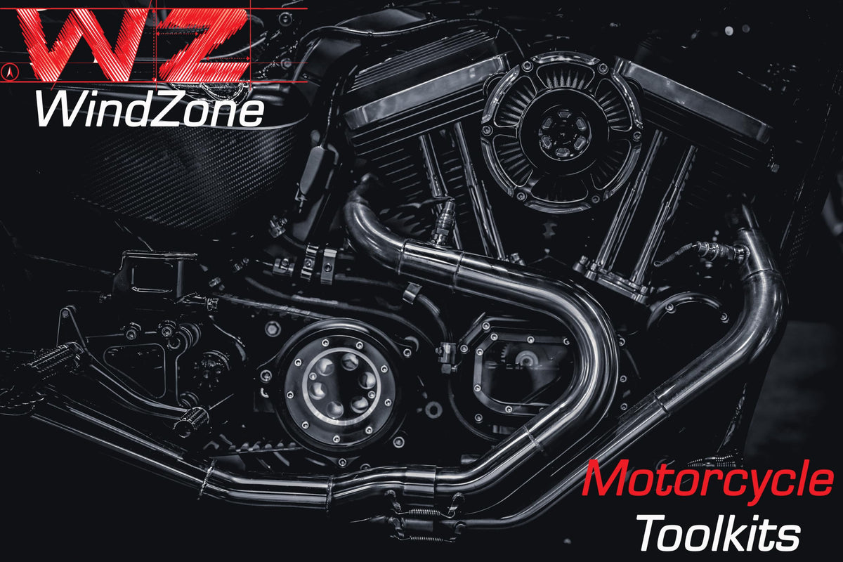 WindZone 36-Piece Motorcycle Tool Kit for American V-Twin Bikes