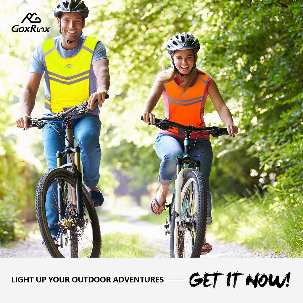 High-Visibility Reflective Cycling Vest – Night Safety Gear